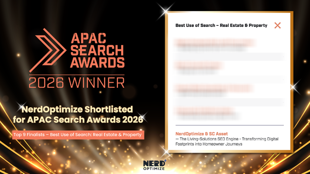 APAC Search Award Finalist 2026