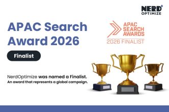 Image: NerdOptimize advances to the APAC Search Award 2026 Finalist